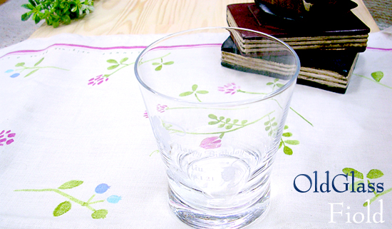 ガラス彫刻でオリジナル・オールドグラス「フィヨルド」